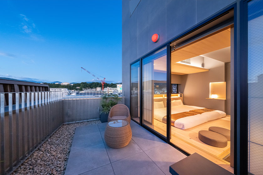 テラス付ツインルーム